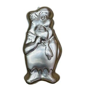 Vintage Wilton Fred Flintstone Cake Pan 11" Aluminum Baking Mold